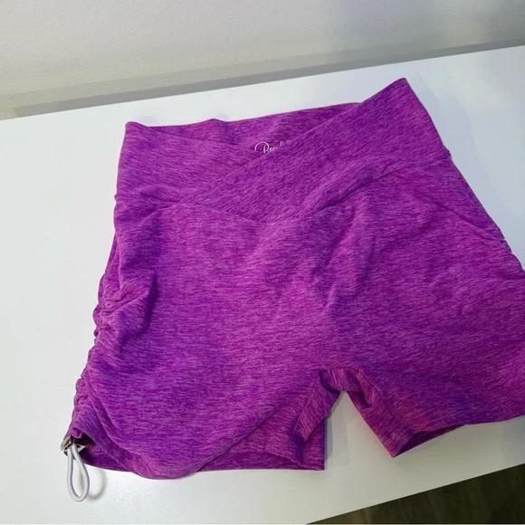 Purple Bombshell Toggle Shorts - Picture 2 of 3